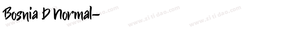 Bosnia D Normal字体转换